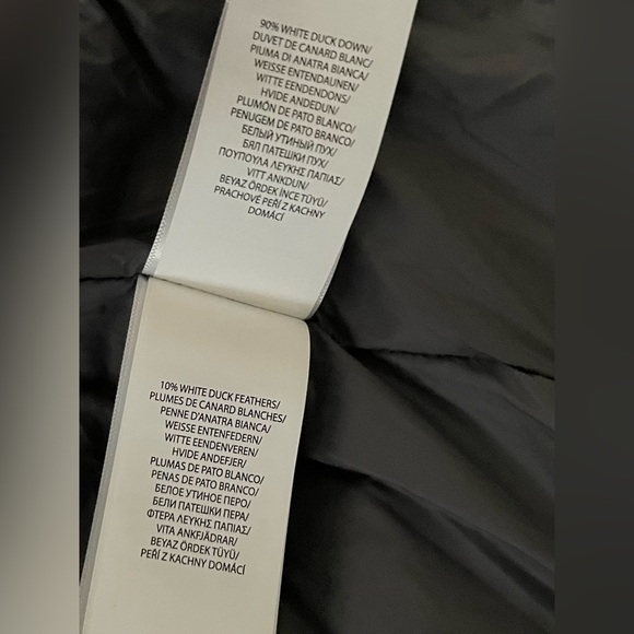 POLO RALPH LAUREN Water Resistant Down Hooded Vest Magnum Grey XS Fur trim - Picture 15 of 16